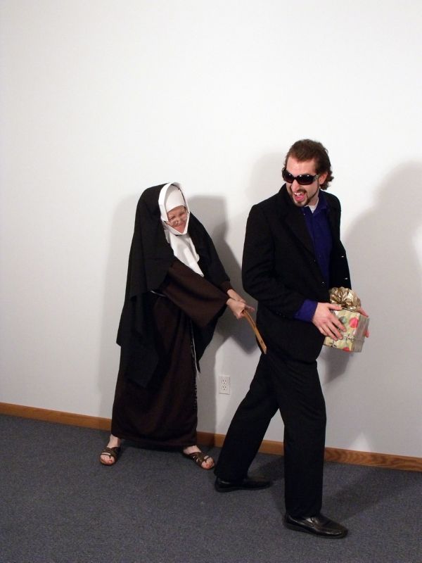 The Nun dishing out Spankings